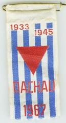 Ribbon from Reunion of Dachau Concentration Camp Survivors - 1967