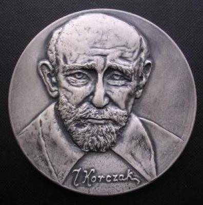 Medal Commemorating Doctor Janusz Korczak from the National Youth Philatelic Exhibition held in Bydgoszcz, Poland, in November 1983