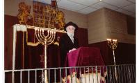 Pictures from Hespid of Rabbi Eliezer Silver from the Kneseth Israel Congregation, Cincinnati, Ohio, February 1, 1982