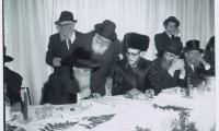 Rabbi Eliezer Silver at Chosson&#039;s Tisch at Unidentified Wedding 