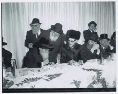 Rabbi Eliezer Silver at Chosson's Tisch at Unidentified Wedding 