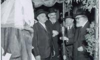 Rabbi Eliezer Silver and Rabbi Yaakov Kamenetzky at Unidentified Wedding