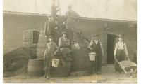 Picture of Men Building a Mikveh in Nitra Slovakia, Pre-WWII
