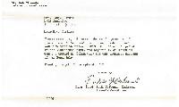 Letter from the Cincinnati (Ohio) Committee of the Bonds of Israel Government - 1952