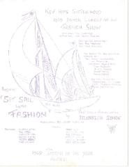 New Hope Congregation Sisterhood Flyer - Donor Luncheon and Fashion Show - 1969