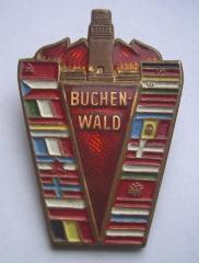 Buchenwald Memorial Pin #5 Issued in 1959 (?) at Buchenwald Survivors Meeting