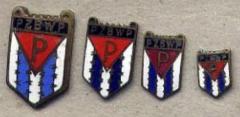 Set of 4 Commemorative Pins from the Polski Zwiazek Bylych Wiezniow Politycznych – Polish Association of Former Political Prisoners
