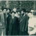 Rabbi Eliezer Silver with Yeshiva Boys likely in Camp Agudah 1957