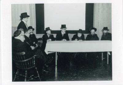 Rabbi Eliezer Silver at the Wedding of Rabbi Yitzchak (Isadore) Twersky and Atarah Soloveitchik in Boston