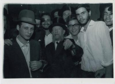 Rabbi Silver Walking with Yeshiva Boys