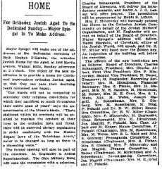 Article regarding Cincinnati Jewish Home for Aged to be Dedicated 9.25.14