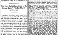 Article Regarding Newport Kentucky &quot;Synagogue Invaded By a Constable&quot; in 1899 