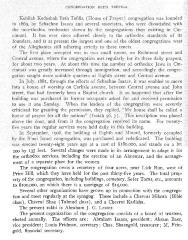 Bio of Congregation Beth Tefilla (Cincinnati, Ohio) from the Book, Cincinnati, The Queen City, By Rev. Charles Frederic Goss, 1912 
