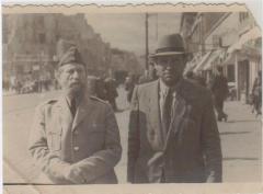Picture of Rabbi Eliezer Silver in US Army Uniform during his trip to Europe in June, 1946