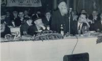 Rabbi Eliezer Silver at the Agudath Israel of America Dinner in 1956 in Honor of his 75th Birthday and the 34th Anniversary of Agudath Israel of America