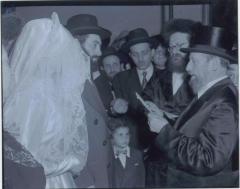 Rabbi Eliezer Silver Under the Chuppah at an Unidentified Wedding