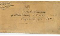 Cincinnati (Ohio) Counsel - American Jewish Congress 1943 Envelope 