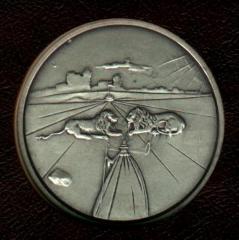 Tribe of Judah - Salvador Dali 1973 25th Anniversary of Israel Silver Medal