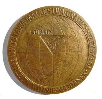  1979 Majdanek Concentration Camp Art Exhibition Medal