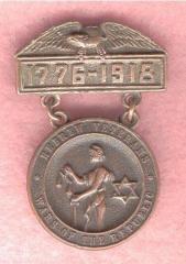 Hebrew Veterans, Wars of the Republic, 1776-1918 USA Medal