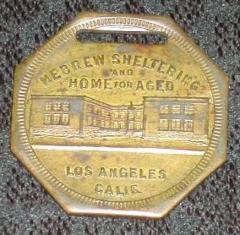 Hebrew Sheltering and Home for The Aged (Los Angeles) Medallion