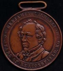 Benjamin Disraeli - Earl of Beaconsfield Medal