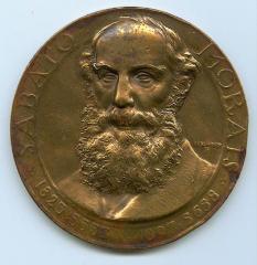 Rabbi Sabato Morais 100th Birthday Medal