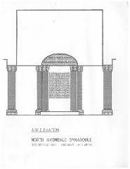 Architectural Plans for the Renovation of the North Avondale Synagogue Albert & Sadye Harris Memorial Sanctuary