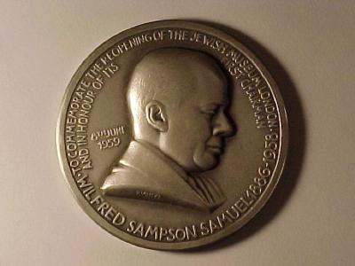 Wilfred Sampson Samuel – Jewish Museum of London Medal