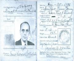 Certificate of Identification for Ernst Rothschild