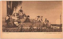 E. M. Lilien Postcard “An Den Wassenbabels” (“On the Waters of Babylon”)
