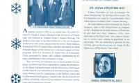 "Dr. Anna Ornstein Day" - notice published in Central Clinic's newsletter