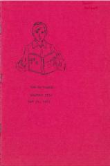 Cincinnati Community Hebrew Schools Yom Ha’Talmud Service Booklet 1974 (Cincinnati, OH) 