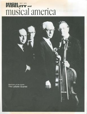 "Musicians of the month: The LaSalle Quartet" - High Fidelity and musical america